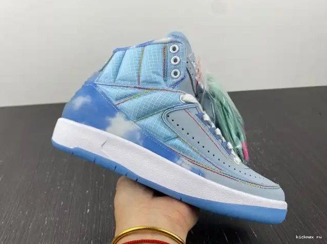Rep Kickmax Balvin Jordan Retro J 2 DQ7691-419 0401
